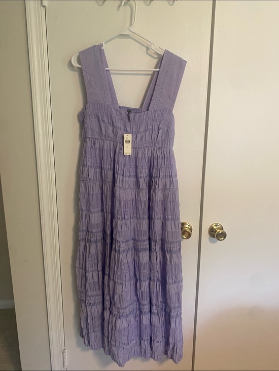 Anthropologie Dresses & Skirts - Lilac Tiered Smocked Midi Dress